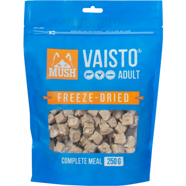 Mush Vaisto Nöt-Kalkon-Lax Frystorkat Blue 250 g