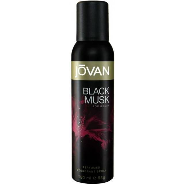 Jovan Black Musk Deodorant Spray 150ml | TJ Hughes