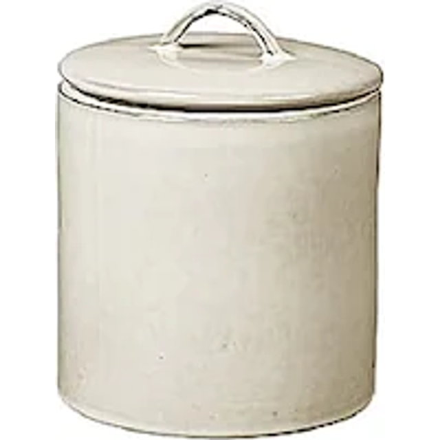 Broste Copenhagen Nordic Sand burk med lock 12 cm - Beige
