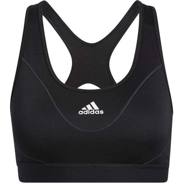 Adidas womens sports bra medium support reflective compression gym running