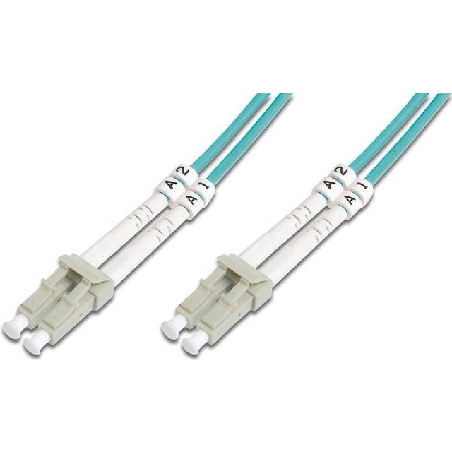 FO patch cord, duplex, LC to LC MM OM3 50/125 µ, 15m