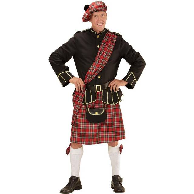 Large Men's Scotsman Costume - Mens Fancy Dress Kilt Scottish Scotland Jock -  mens scotsman costume fancy dress kilt scottish scotland jock cosplay