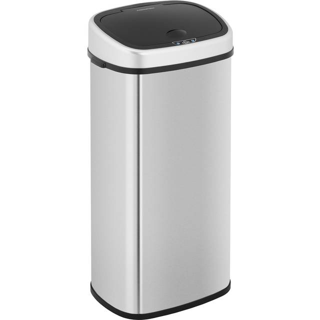 Sensor Trash Can Motion Sensor Kitchen Rectangular Stainless Steel 68L
