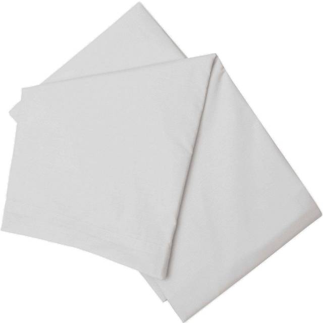 (Double, Grey) Belledorm Brushed Cotton Flat Sheet
