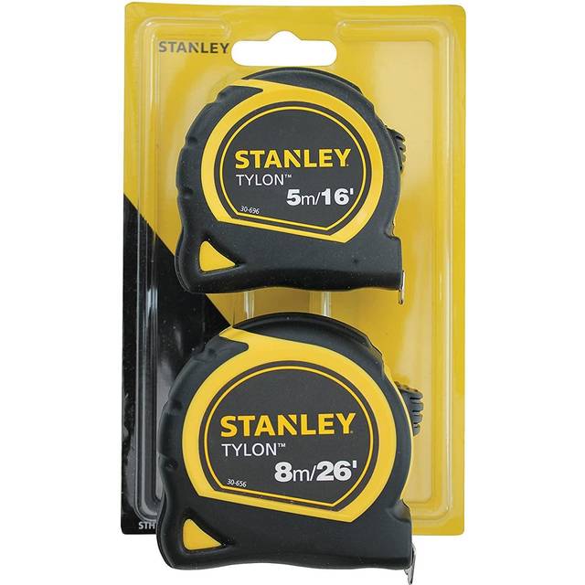Stanley Tylon Tape Measures 5m & 8m (Twin Pack)