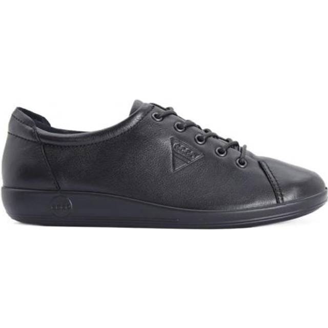 Ecco Ecco Soft 2.0 Full Grain Leather Women's Shoes - Black - UK 5-5.5