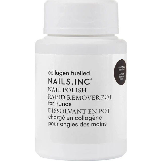 Womens Nail Polish Remover Pot With Collagen - White - One Size