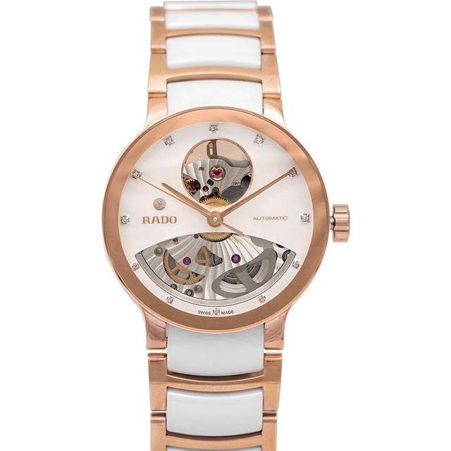 Rado Watch Centrix Automatic Open Heart Ladies - White