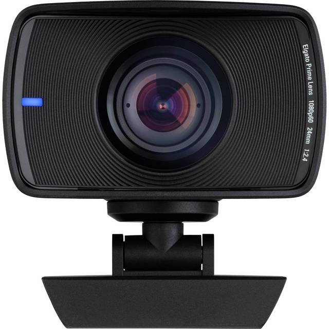 Elgato Facecam - 1080p60 äkta full-HD webbkamera för direktströmning, spel, videosamtal, Sony-sensor, avancerad ljuskorrigering, DSLR-liknande reglage, fungerar med OBS, Zoom, Teams med flera, PC/Mac