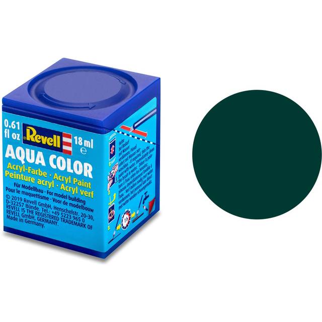 Revell Aqua Color - Black-Green Matte - 18 ml