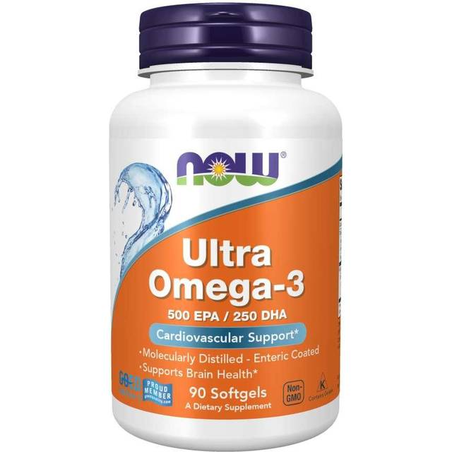 NOW Foods  Ultra Omega-3 Fish Oil  90 Softgels