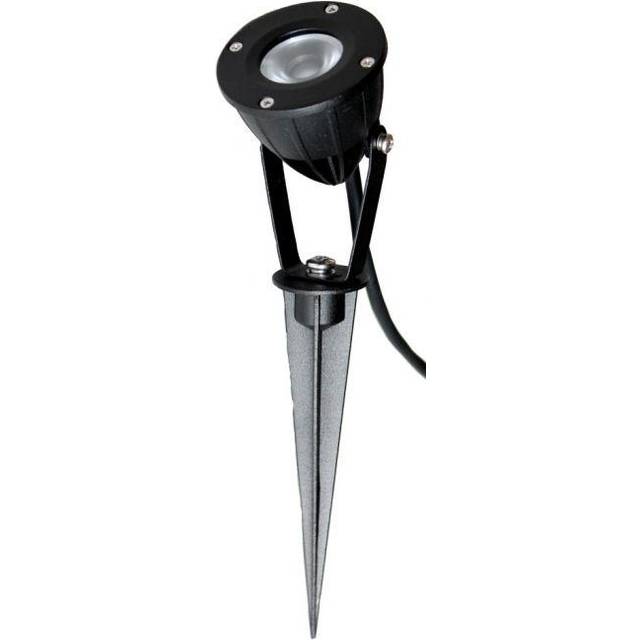 Lightson Luminus markspot 10 cm Svart