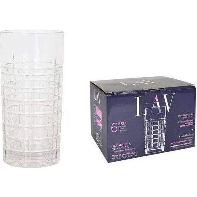356ml Brit Highball Glasses - Pack of Six