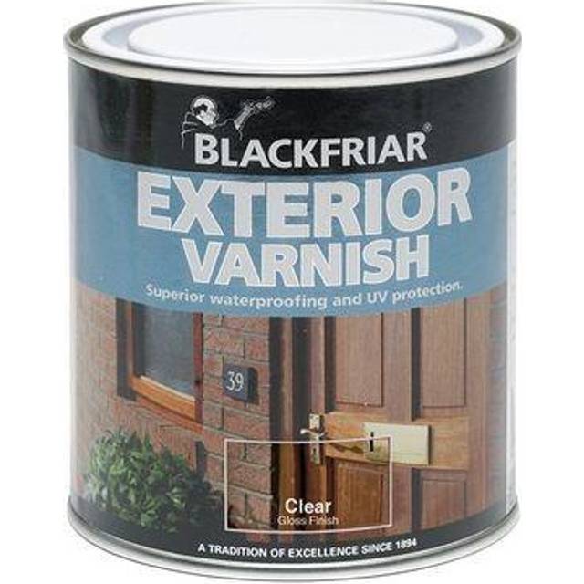Blackfriar BF0090002E3 Exterior Varnish UV77 Clear Satin 500ml