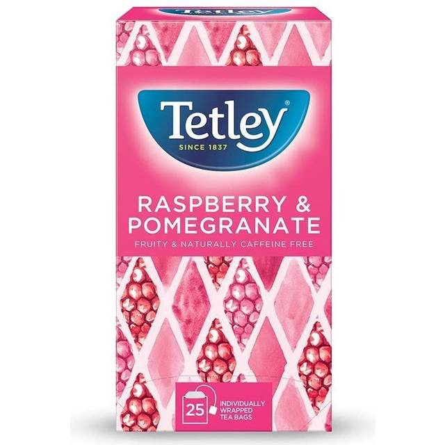 Tetley Raspberry and Pomegranate Tea Bags (25 Pack) 1580A