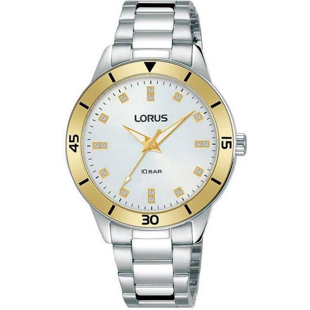 Lorus Ladies Sports White Sunray Dial Bracelet Watch RG243RX9