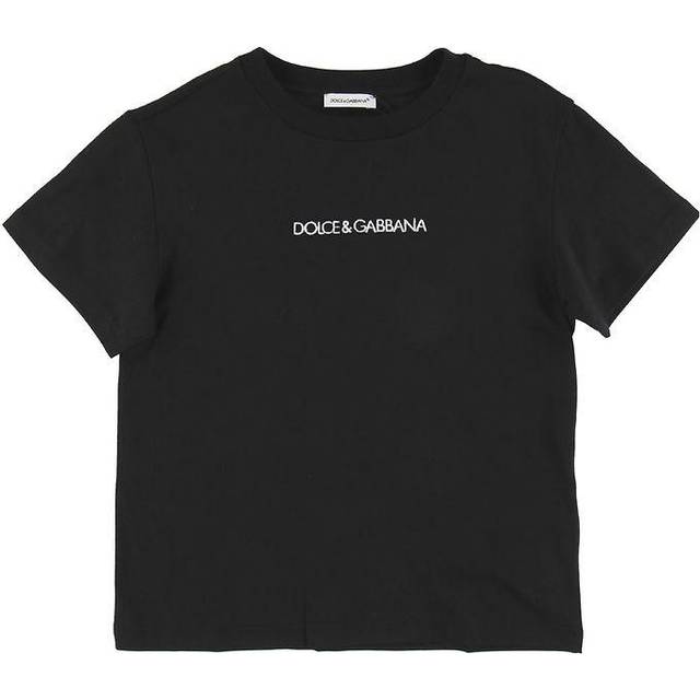 Dolce&Gabbana Kids Logo cotton T-shirt - black (Y 8)