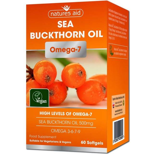 Nature's Aid Omega-7 Sea Buckthorn Oil 60 Softgels