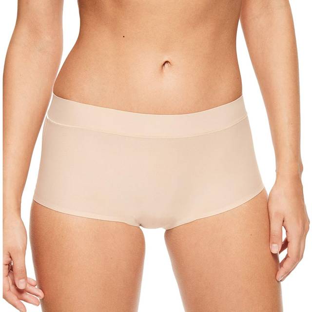 Soft Stretch Boyshort Briefs - NUDE