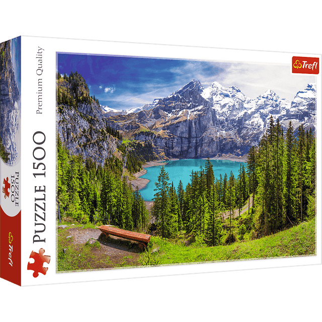 Oeschinensee, Alpen, Schweiz