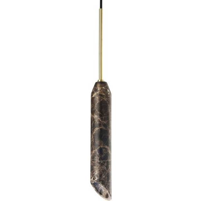 Design by Us - Marble Art Pendant Charcoal Marble