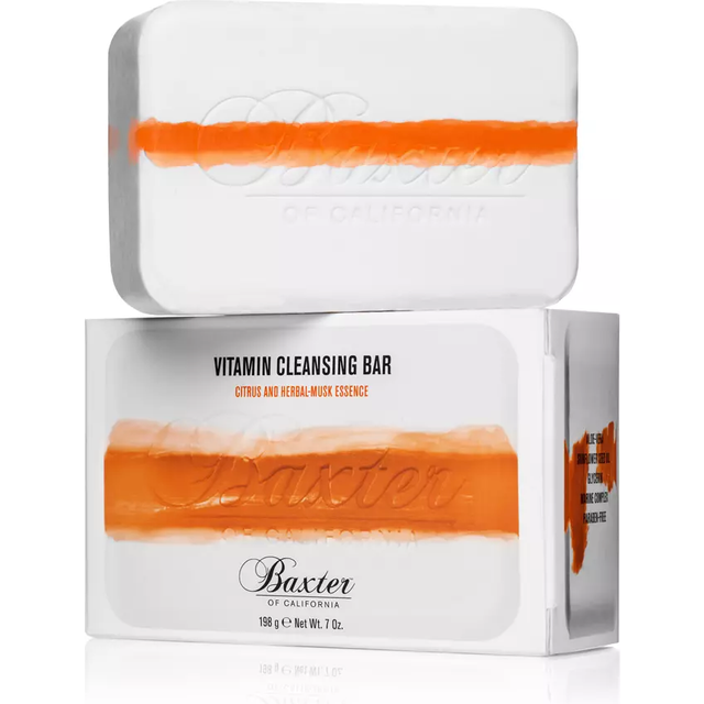Baxter of California Vitamin Cleansing Bar Citrus and Herbal-Musk 198g