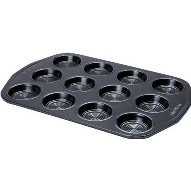 Circulon Ultimum Carbon Steel Bun Tin, 12 Cup