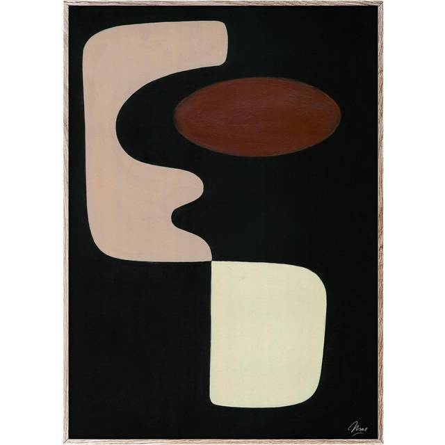 Paper Collective - Faces 01 Poster 50x70 Cm - Svart