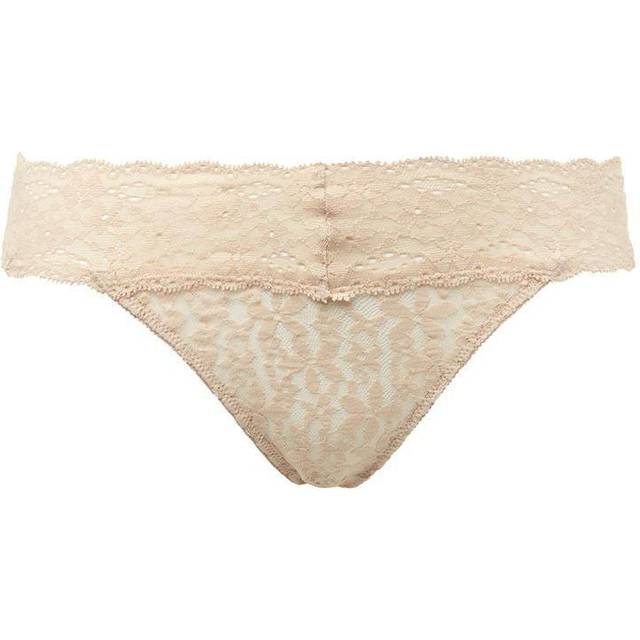 Wacoal Womens Halo Lace Bikini Brief - Beige Polyamide - Size Medium