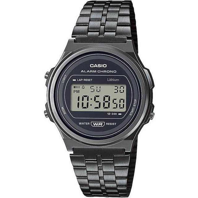 Casio Black Ion Plated Digital Watch