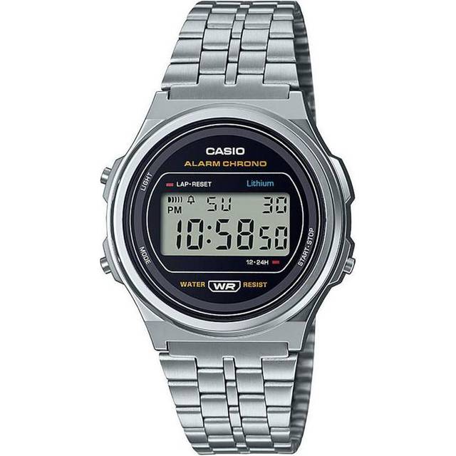 Casio Men&apos;s Vintage Stainless Steel Watch