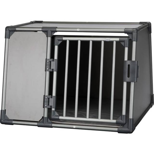 Trixie Aluminium grafit transportbur - L: B 92 x T 78 x H 64 cm