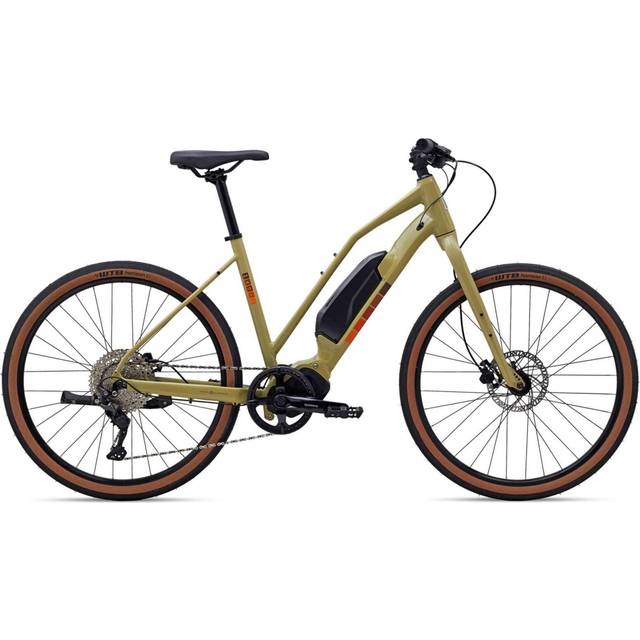 Marin Sausalito e1 ST Electric Hybrid Bike 2023 TAN/BROWN/ORANGE - Beige