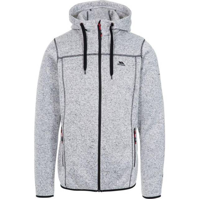 (L, Ghost Marl) Trespass Mens Odeno Fleece Jacket