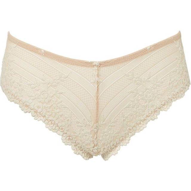 Wacoal Womens Embrace Lace Tanga - Beige material_polyamide - Size Small