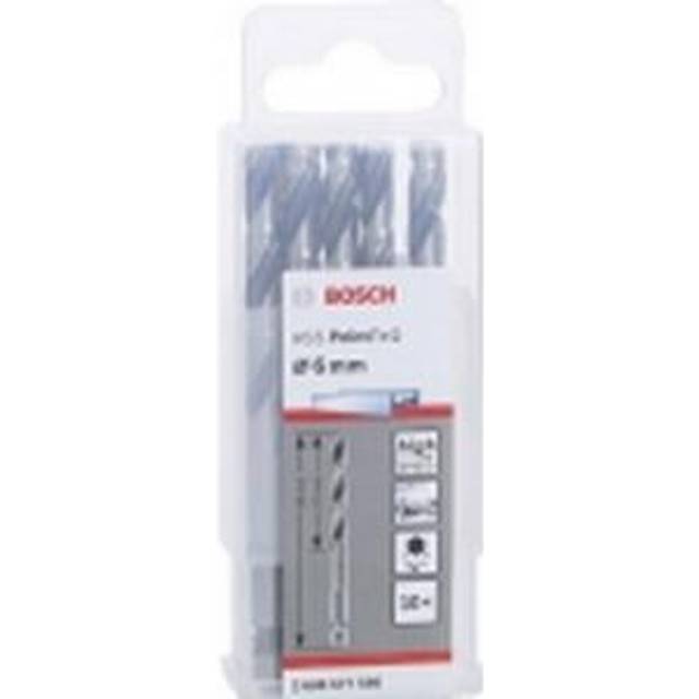 Bosch Professional 10pc PointTeQ Hex Drill Bit (for Metal, ?: 6.0 mm, Total Length: 98 mm, ??? Hex Shank, Accessory for Impact Drivers and Drill