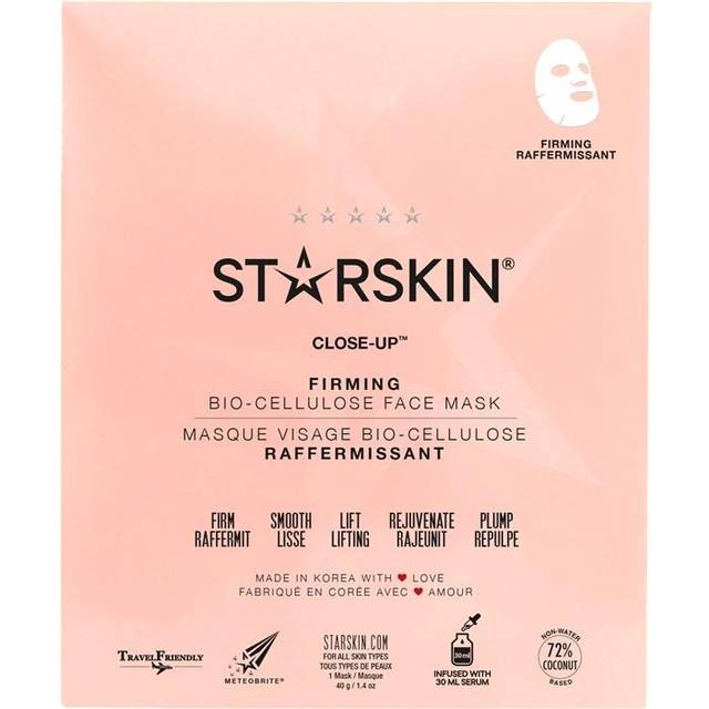 STARSKIN Close-Up Coconut Bio-Cellulose Second Skin Firming Face Mask