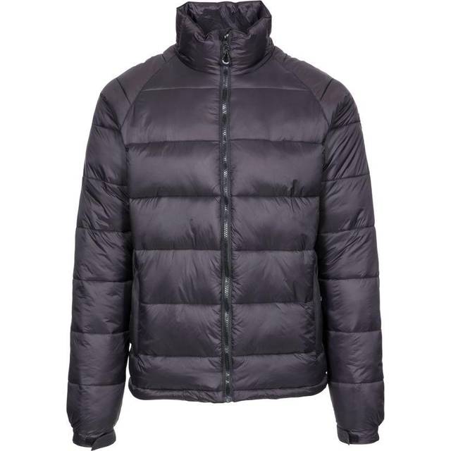 Trespass Mens Yattendon Padded Warm Jacket Coat - Black Polyamide - Size Medium
