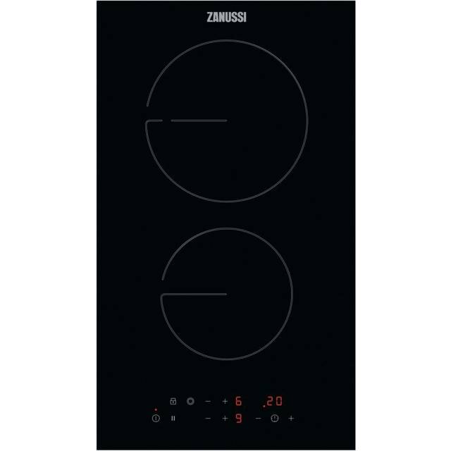 Zanussi Ceramic Electric Hob, 2 Zone Domino - ZHRN383K