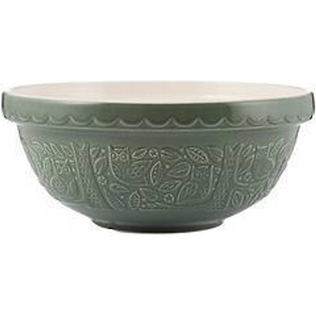 In The Forest 26cm Owl Mixing Bowl - Green (26cm W)