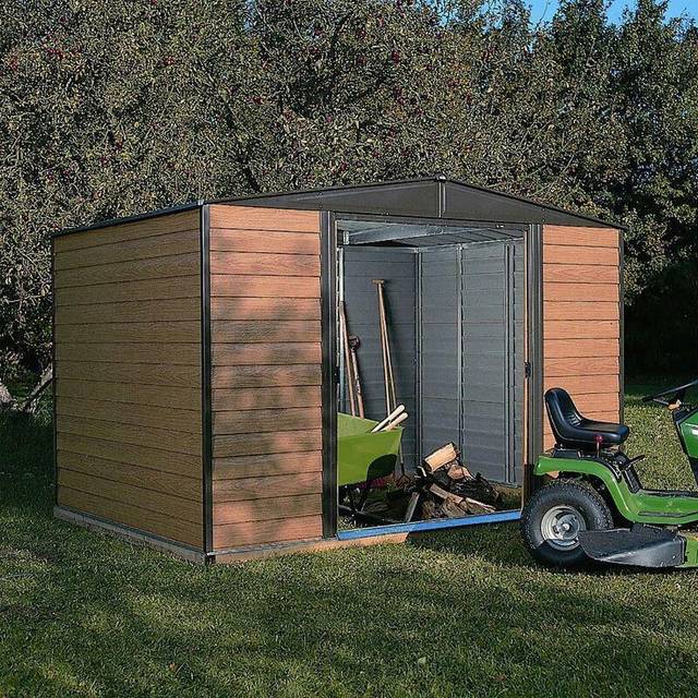 Rowlinson Woodvale Metal Apex Shed 10 x 6