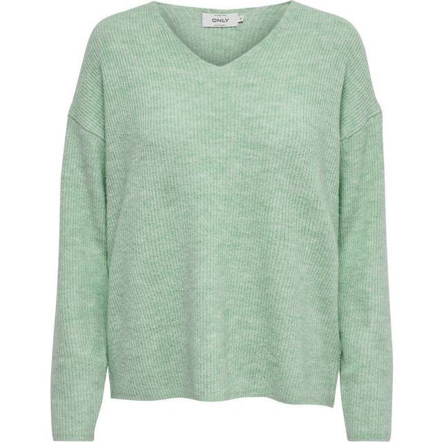 Women's V-neck sweater Only Camilla - Bleu