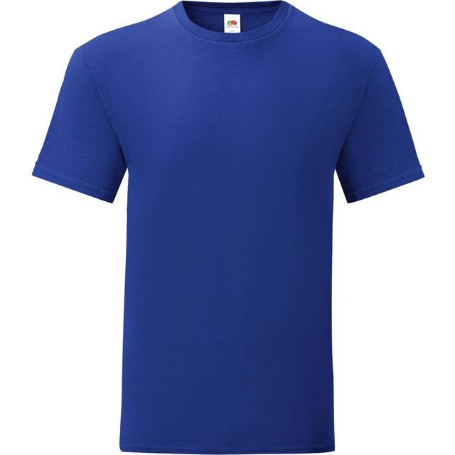 (XL, Cobalt Blue) Fruit Of The Loom Mens Iconic T-Shirt (Pack Of 5)