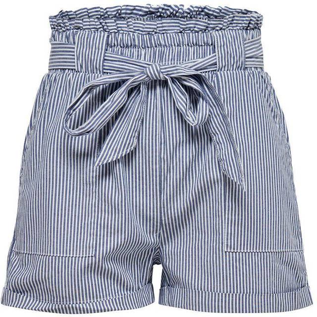 Women's shorts Only Milla stripe - Bleu
