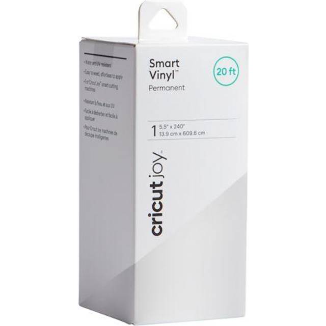 "Cricut Joy Permanent Smart Vinyl 5.5""X240"" Bulk Roll-White"