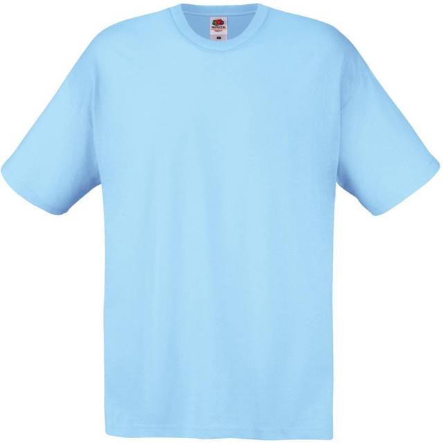 (M, Sky Blue) Fruit Of The Loom Mens Screen Stars Original Full Cut Short Sleeve T-Shirt