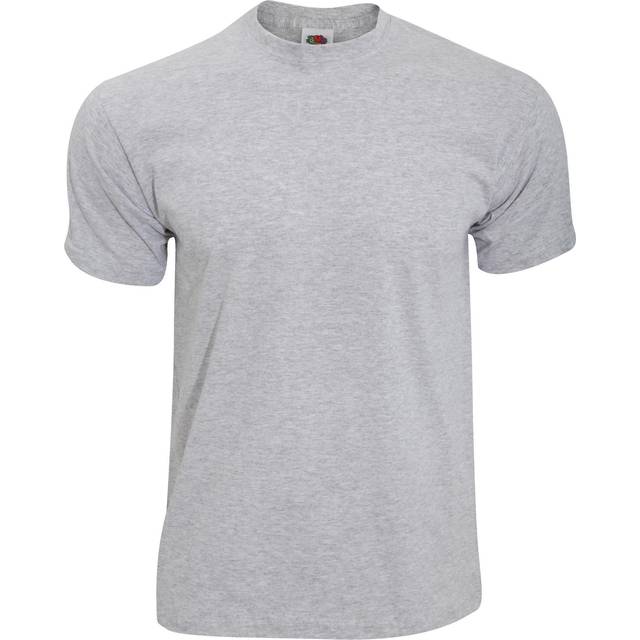 (M, Heather Grey) Fruit Of The Loom Mens Screen Stars Original Full Cut Short Sleeve T-Shirt