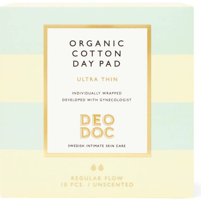 DeoDoc Organic Cotton Day Pads 10 st