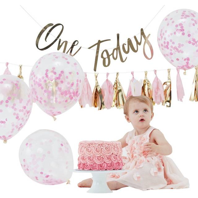 Partyset zum 1. Geburtstag für Mädchen