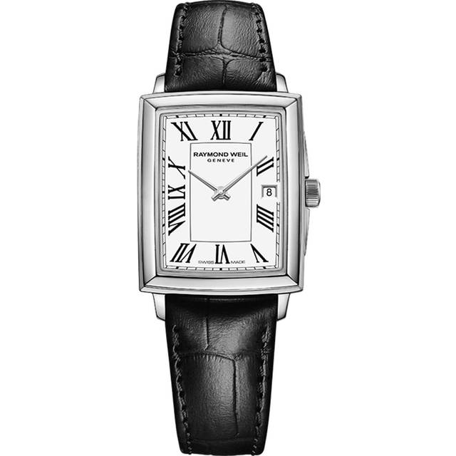 Raymond Weil Women's Toccata 34 Roman Numeral Date Leather Strap Watch